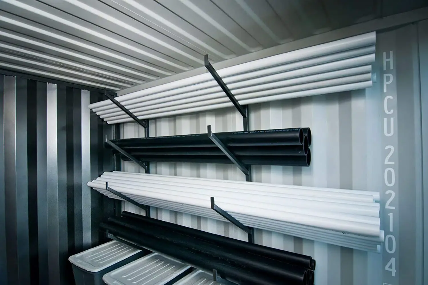 Cargo Container Shelving Pipe Racks